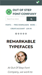 Mobile Screenshot of outofstepfontco.com